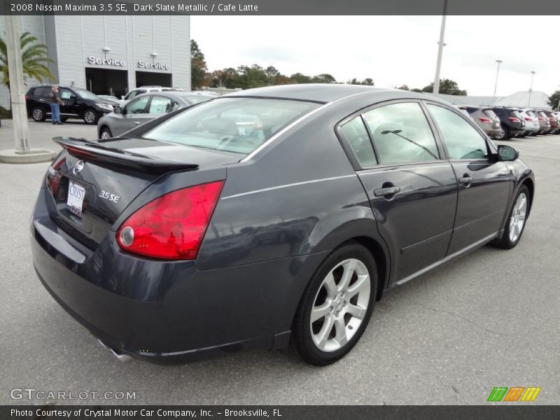 Dark Slate Metallic / Cafe Latte 2008 Nissan Maxima 3.5 SE