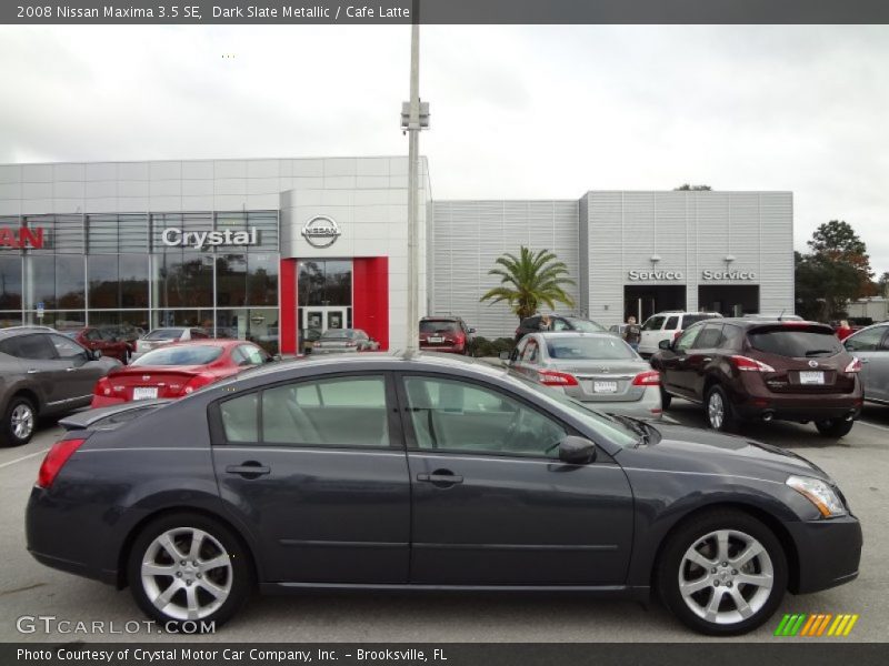 Dark Slate Metallic / Cafe Latte 2008 Nissan Maxima 3.5 SE