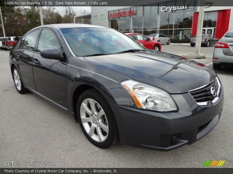 Dark Slate Metallic / Cafe Latte 2008 Nissan Maxima 3.5 SE