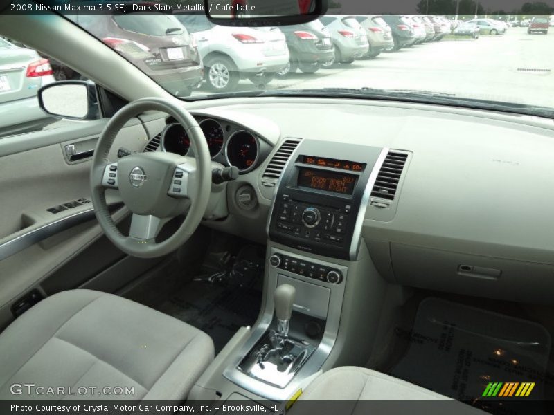 Dark Slate Metallic / Cafe Latte 2008 Nissan Maxima 3.5 SE