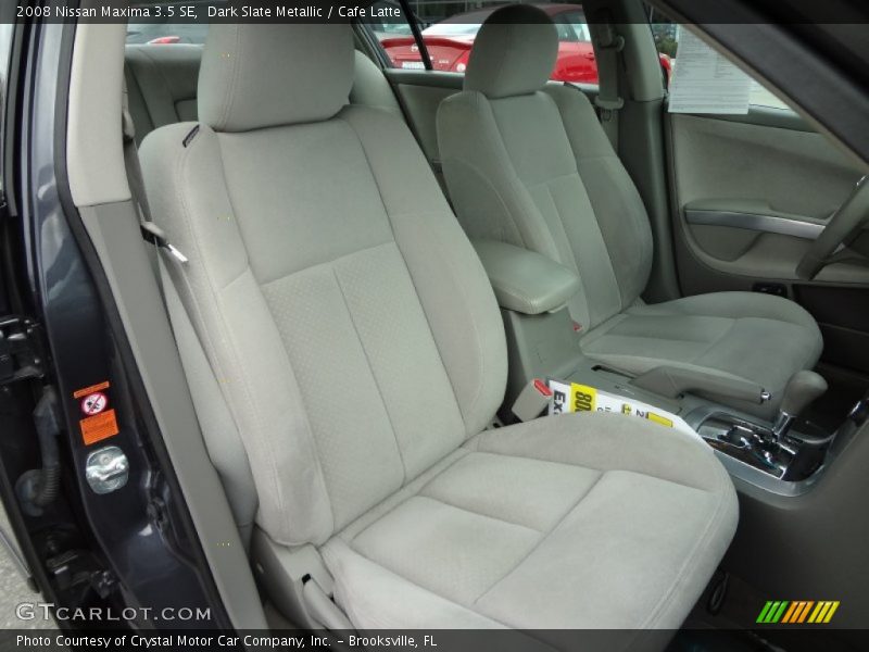 Dark Slate Metallic / Cafe Latte 2008 Nissan Maxima 3.5 SE