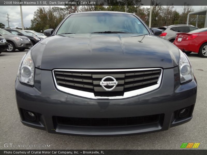Dark Slate Metallic / Cafe Latte 2008 Nissan Maxima 3.5 SE