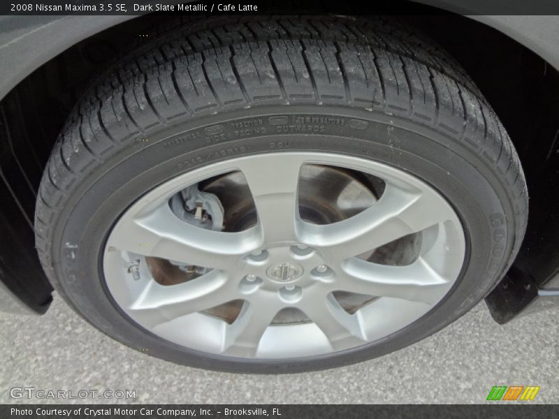 Dark Slate Metallic / Cafe Latte 2008 Nissan Maxima 3.5 SE