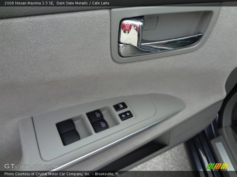 Dark Slate Metallic / Cafe Latte 2008 Nissan Maxima 3.5 SE