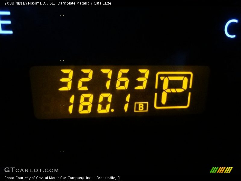 Dark Slate Metallic / Cafe Latte 2008 Nissan Maxima 3.5 SE