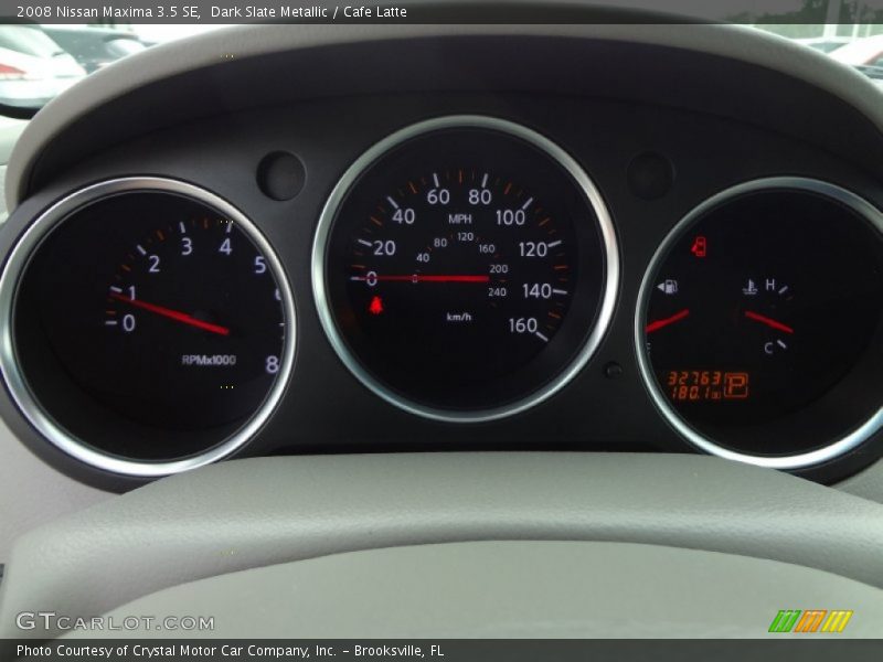 Dark Slate Metallic / Cafe Latte 2008 Nissan Maxima 3.5 SE