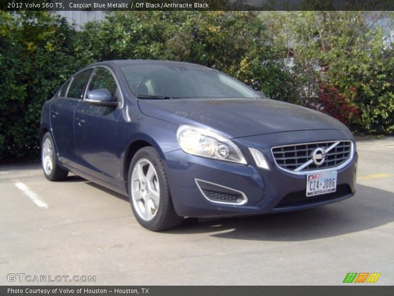 Caspian Blue Metallic / Off Black/Anthracite Black 2012 Volvo S60 T5