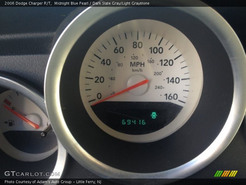 Midnight Blue Pearl / Dark Slate Gray/Light Graystone 2006 Dodge Charger R/T