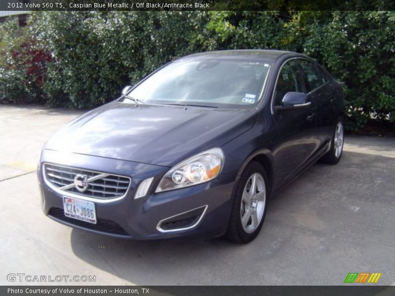 Caspian Blue Metallic / Off Black/Anthracite Black 2012 Volvo S60 T5