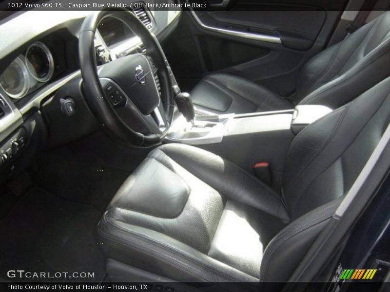 Caspian Blue Metallic / Off Black/Anthracite Black 2012 Volvo S60 T5