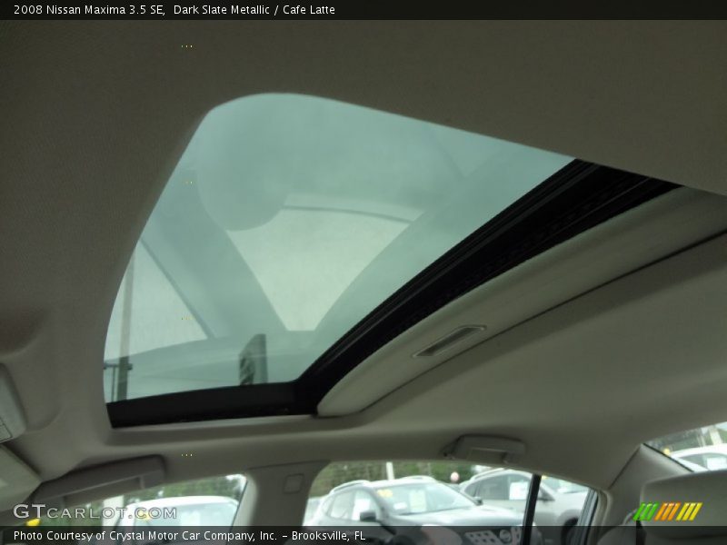 Dark Slate Metallic / Cafe Latte 2008 Nissan Maxima 3.5 SE