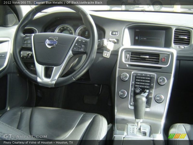 Caspian Blue Metallic / Off Black/Anthracite Black 2012 Volvo S60 T5