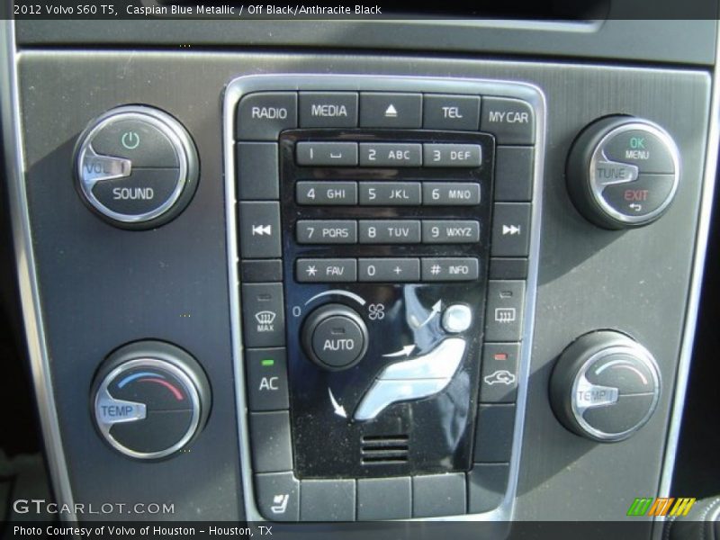 Caspian Blue Metallic / Off Black/Anthracite Black 2012 Volvo S60 T5