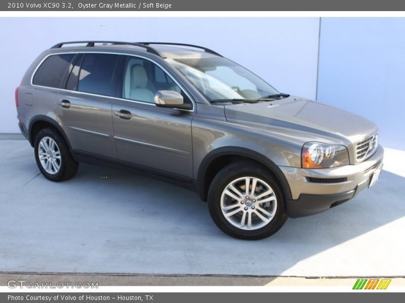 Oyster Gray Metallic / Soft Beige 2010 Volvo XC90 3.2