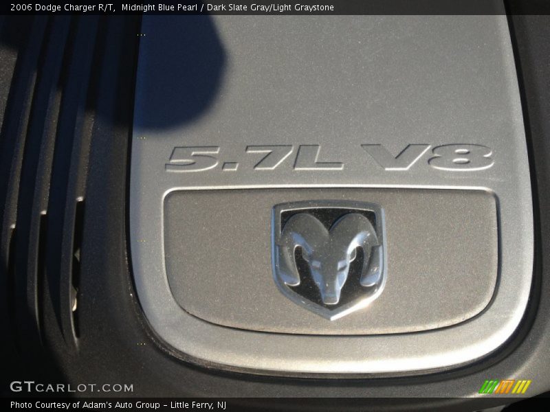 Midnight Blue Pearl / Dark Slate Gray/Light Graystone 2006 Dodge Charger R/T