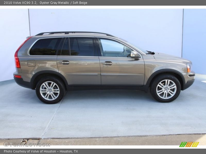 Oyster Gray Metallic / Soft Beige 2010 Volvo XC90 3.2