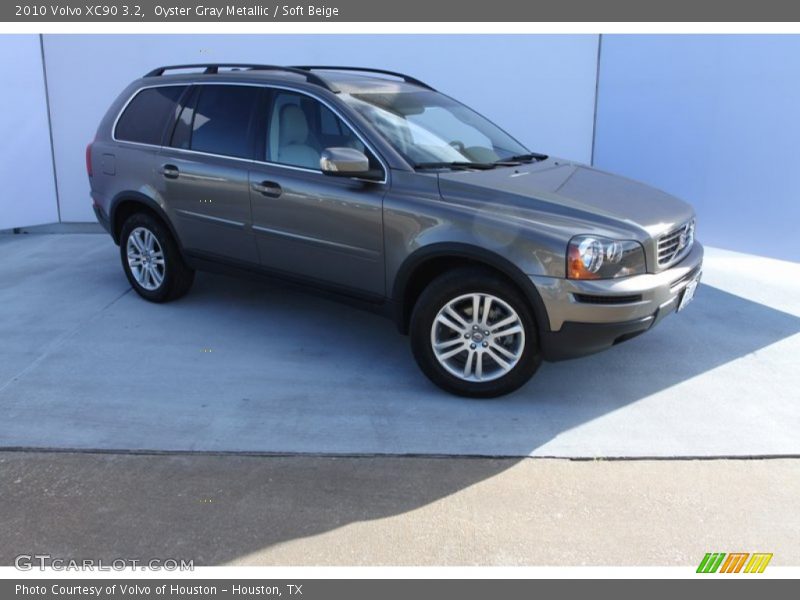 Oyster Gray Metallic / Soft Beige 2010 Volvo XC90 3.2