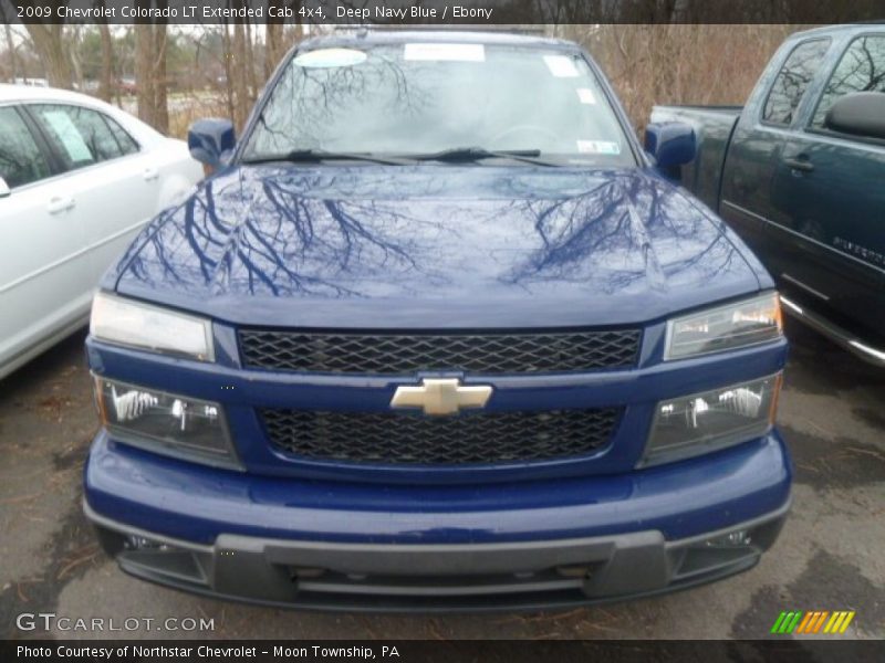 Deep Navy Blue / Ebony 2009 Chevrolet Colorado LT Extended Cab 4x4
