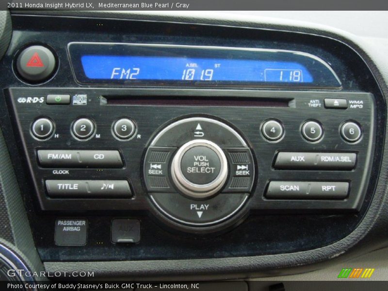 Audio System of 2011 Insight Hybrid LX