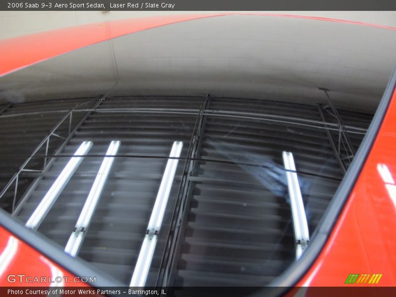 Laser Red / Slate Gray 2006 Saab 9-3 Aero Sport Sedan