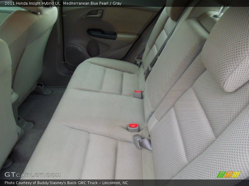 Rear Seat of 2011 Insight Hybrid LX