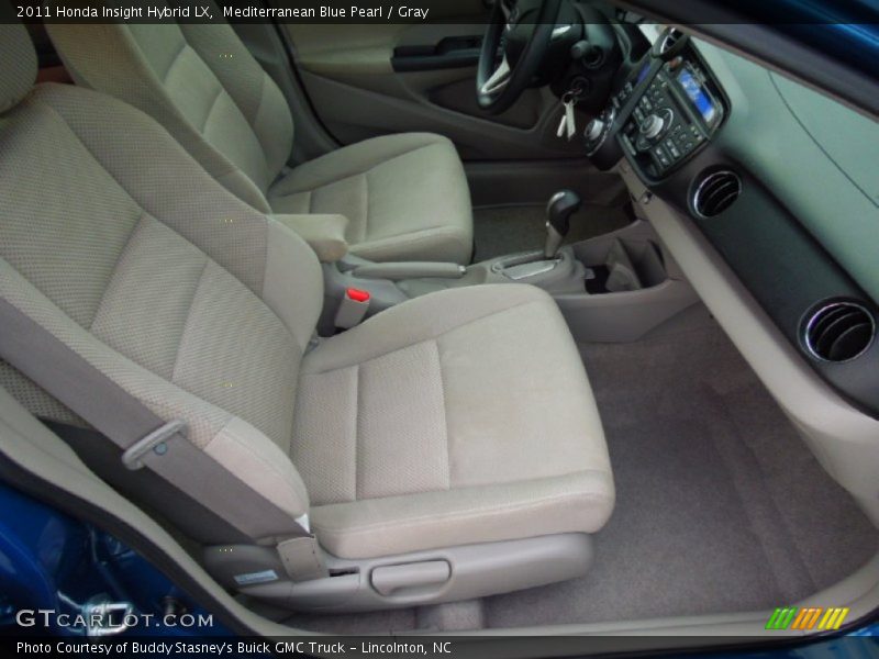 Front Seat of 2011 Insight Hybrid LX
