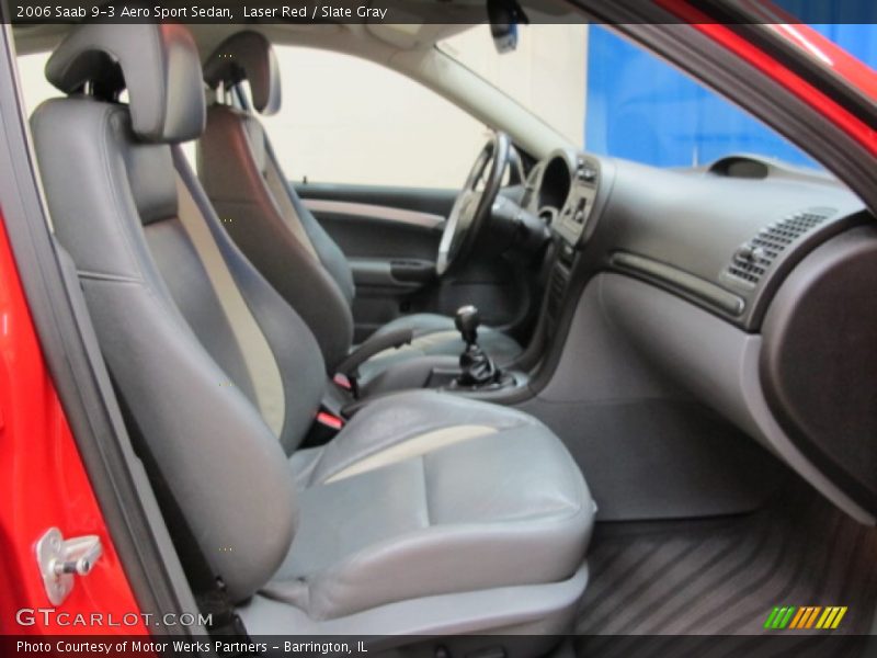 Laser Red / Slate Gray 2006 Saab 9-3 Aero Sport Sedan