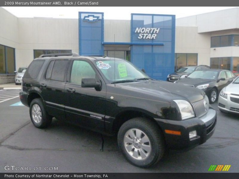 Black / Camel/Sand 2009 Mercury Mountaineer AWD