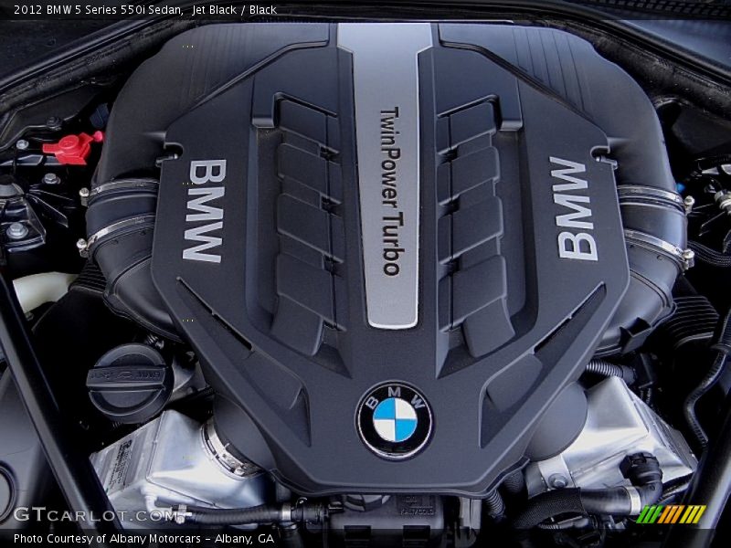 Jet Black / Black 2012 BMW 5 Series 550i Sedan