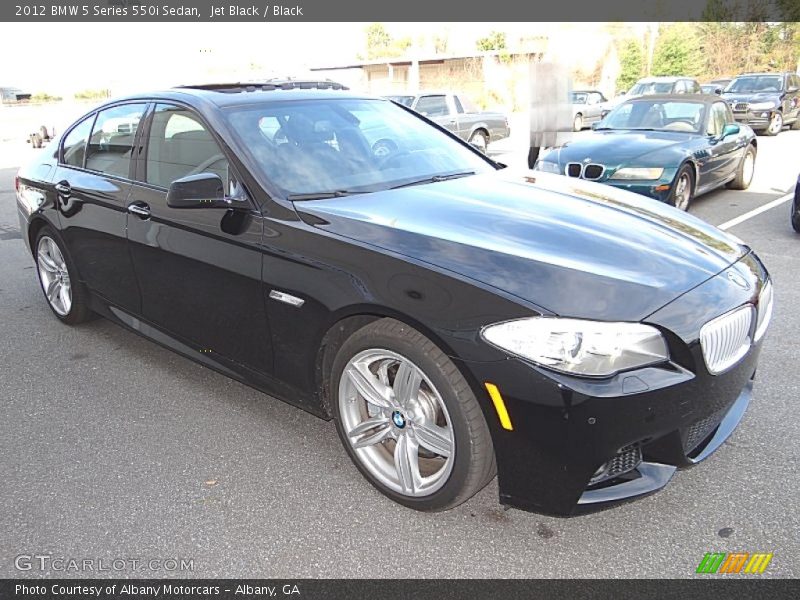 Jet Black / Black 2012 BMW 5 Series 550i Sedan