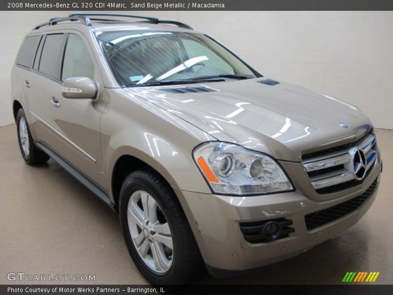 Sand Beige Metallic / Macadamia 2008 Mercedes-Benz GL 320 CDI 4Matic