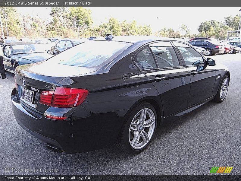 Jet Black / Black 2012 BMW 5 Series 550i Sedan