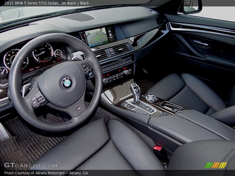 Jet Black / Black 2012 BMW 5 Series 550i Sedan