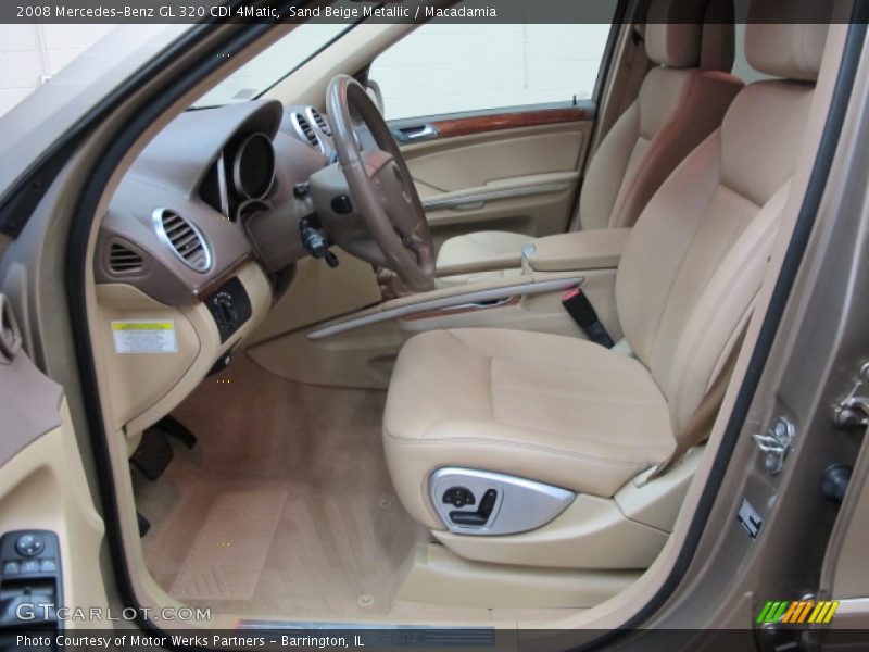 Sand Beige Metallic / Macadamia 2008 Mercedes-Benz GL 320 CDI 4Matic