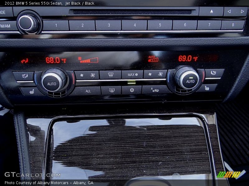 Jet Black / Black 2012 BMW 5 Series 550i Sedan
