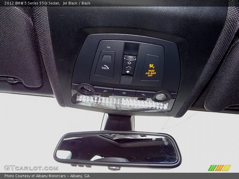 Jet Black / Black 2012 BMW 5 Series 550i Sedan