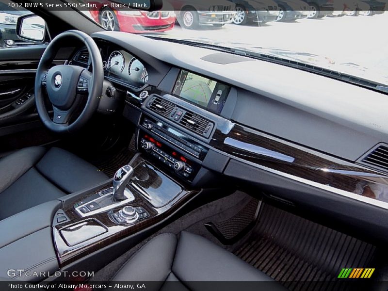 Jet Black / Black 2012 BMW 5 Series 550i Sedan