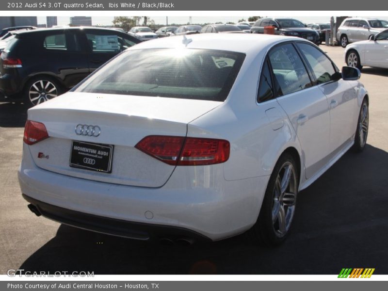 Ibis White / Black/Black 2012 Audi S4 3.0T quattro Sedan