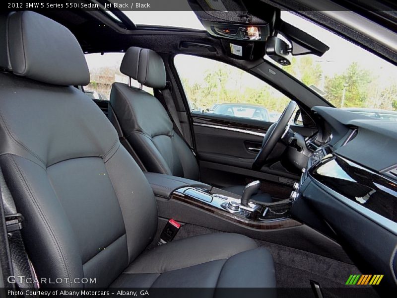Jet Black / Black 2012 BMW 5 Series 550i Sedan