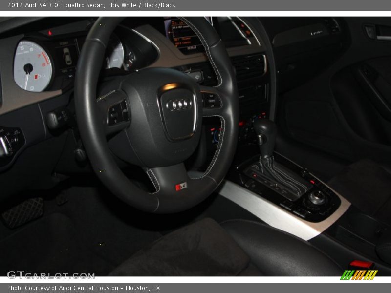 Ibis White / Black/Black 2012 Audi S4 3.0T quattro Sedan