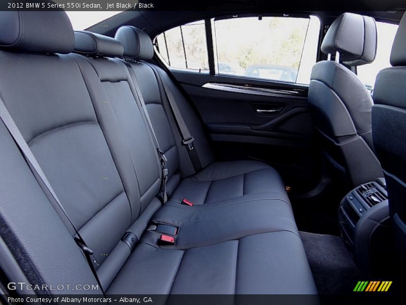 Jet Black / Black 2012 BMW 5 Series 550i Sedan