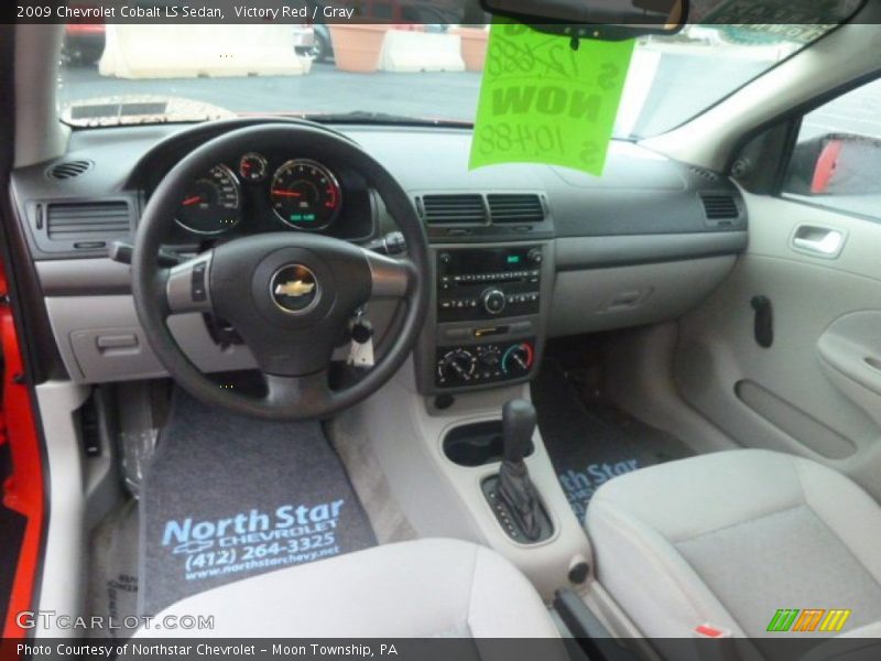 Victory Red / Gray 2009 Chevrolet Cobalt LS Sedan