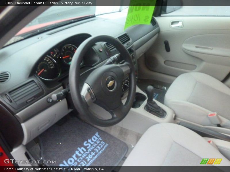 Victory Red / Gray 2009 Chevrolet Cobalt LS Sedan