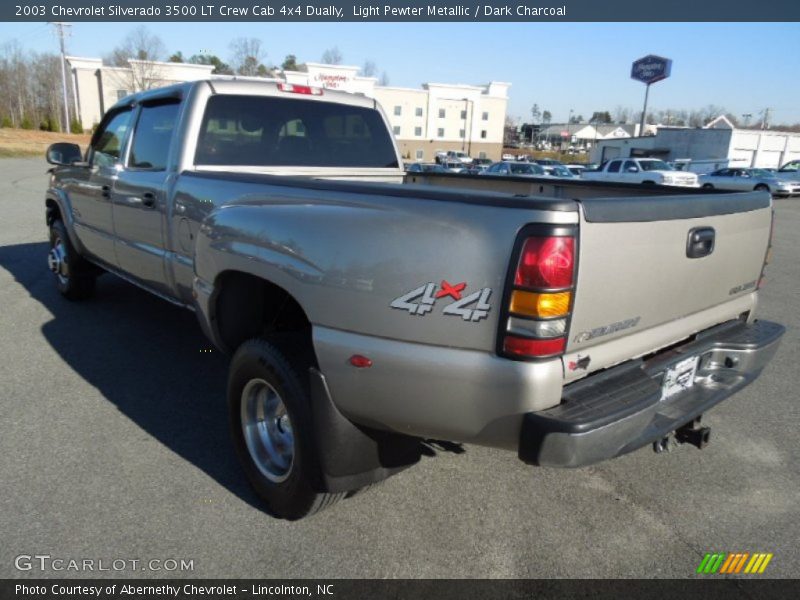 Light Pewter Metallic / Dark Charcoal 2003 Chevrolet Silverado 3500 LT Crew Cab 4x4 Dually