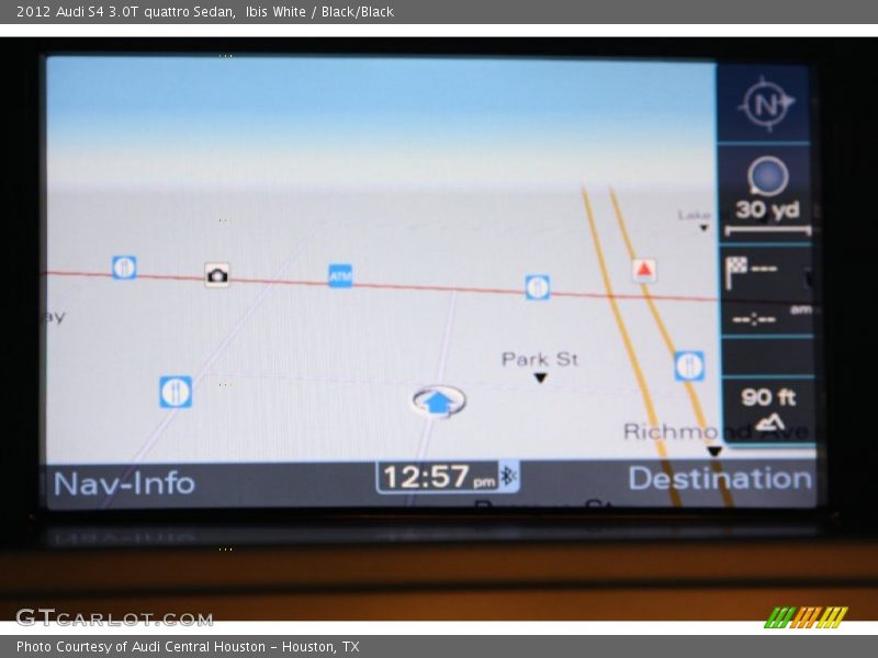Ibis White / Black/Black 2012 Audi S4 3.0T quattro Sedan