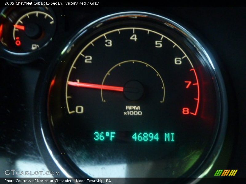Victory Red / Gray 2009 Chevrolet Cobalt LS Sedan