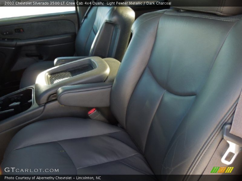 Light Pewter Metallic / Dark Charcoal 2003 Chevrolet Silverado 3500 LT Crew Cab 4x4 Dually