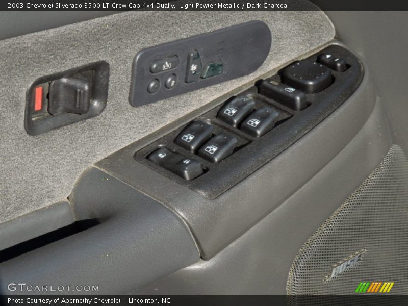 Light Pewter Metallic / Dark Charcoal 2003 Chevrolet Silverado 3500 LT Crew Cab 4x4 Dually