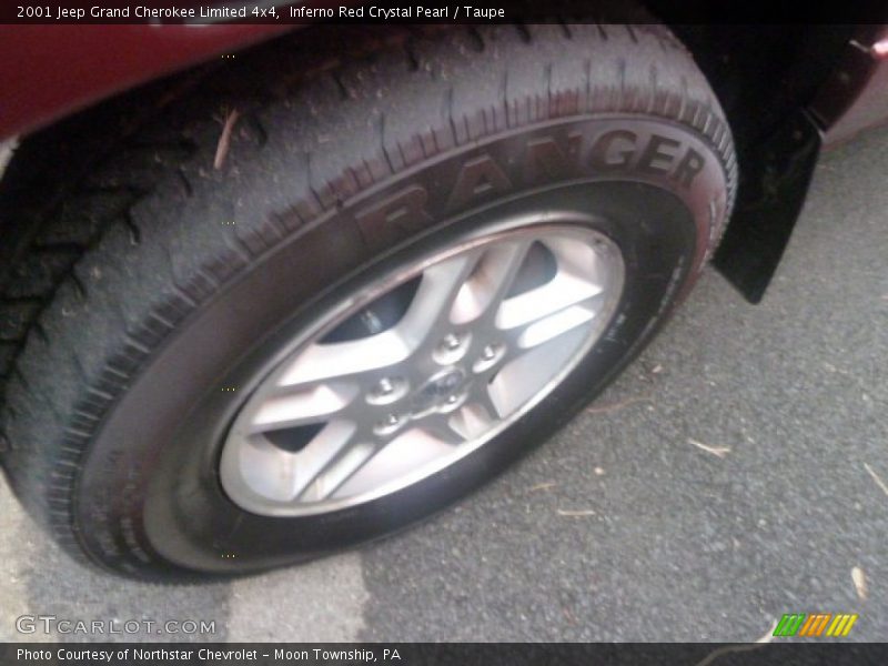 Inferno Red Crystal Pearl / Taupe 2001 Jeep Grand Cherokee Limited 4x4
