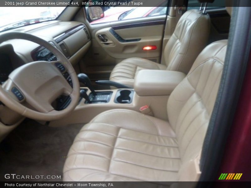 Inferno Red Crystal Pearl / Taupe 2001 Jeep Grand Cherokee Limited 4x4